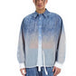 Gradient Thin Sheer Mens Shirt