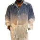 Gradient Thin Sheer Mens Shirt