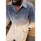 Gradient Thin Sheer Mens Shirt